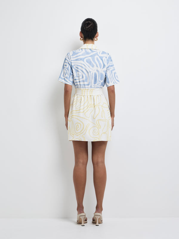 SHEIKE Roma Mini Dress Print 1008249 Back Image