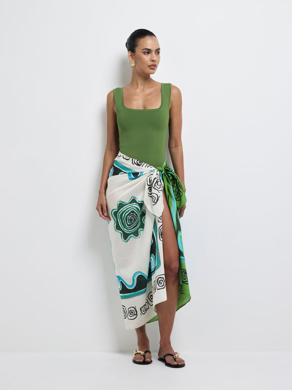 Size8 SHEIKE Rhodes Scarf Print 1008255 Skirt Image