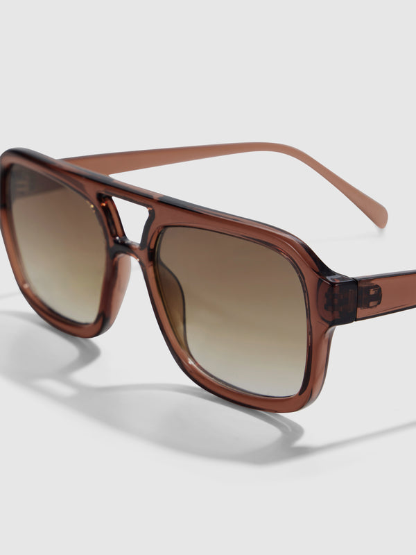 SHEIKE Kaia Sunglasses Mocca 1008265 Detail Ghost Image