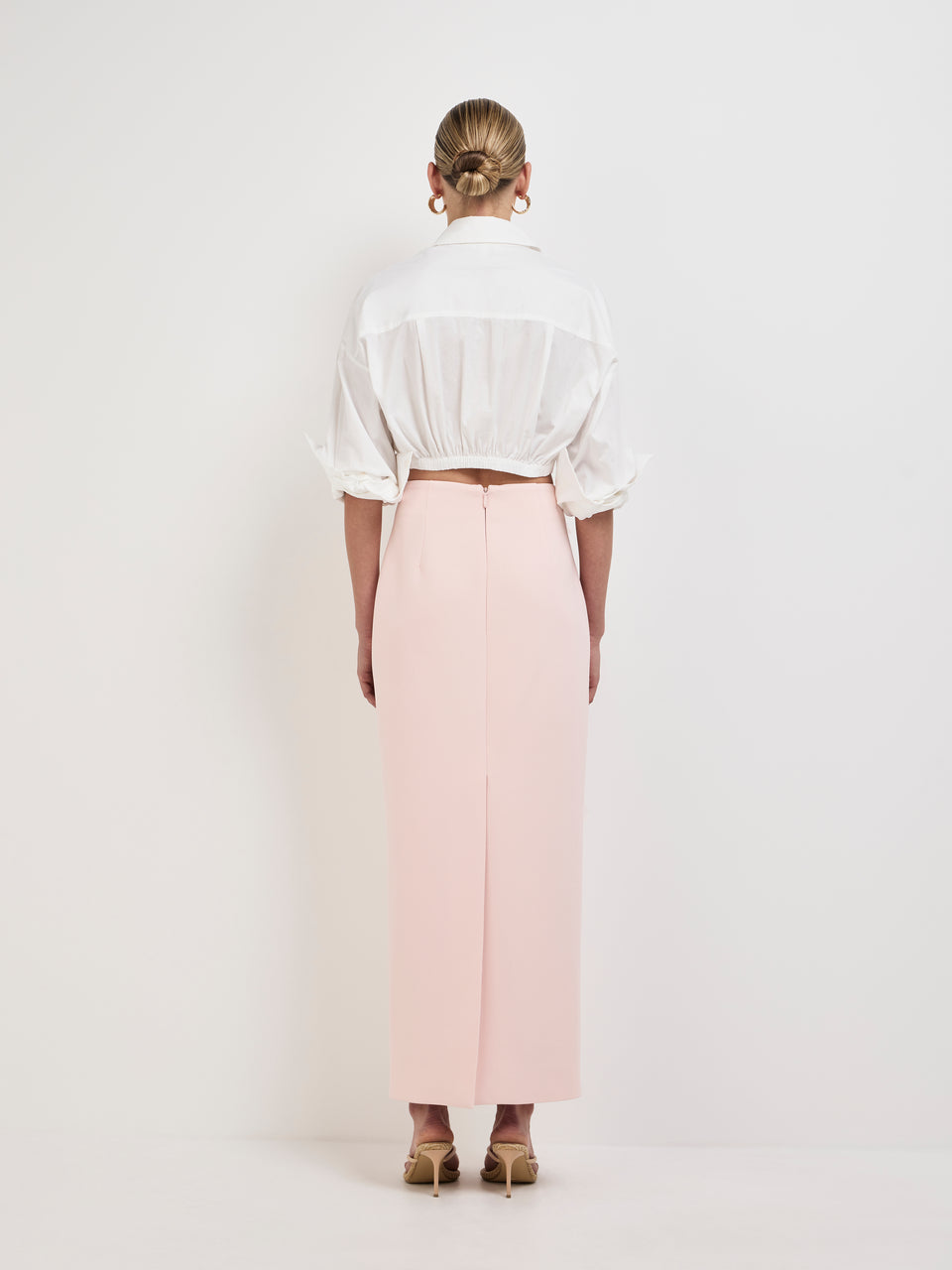 LA FLEUR MIDI SKIRT