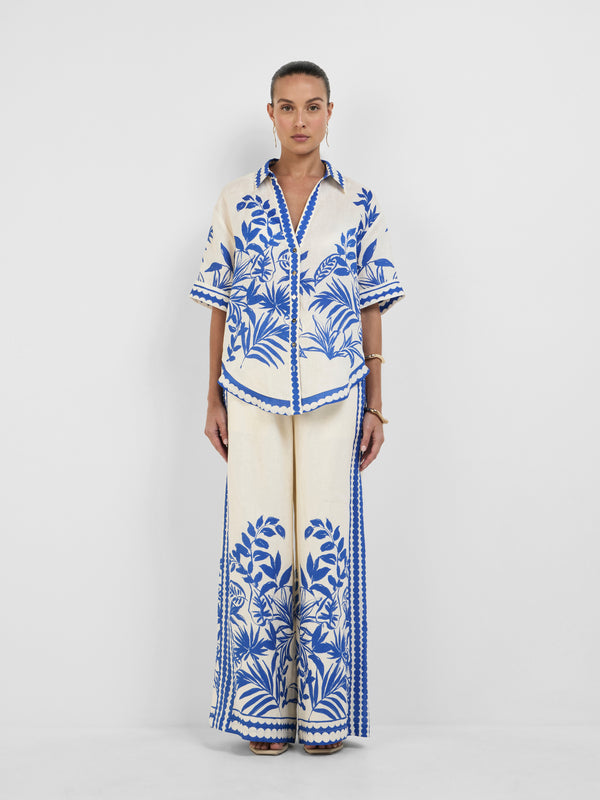 SHEIKE Becca Palm Shirt Print 1008291 Front Styled Image