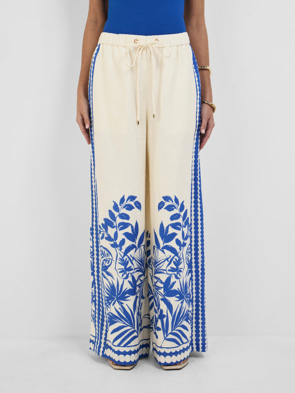 Size8 SHEIKE Becca Palm Pant Print 1008300 Close Up Image