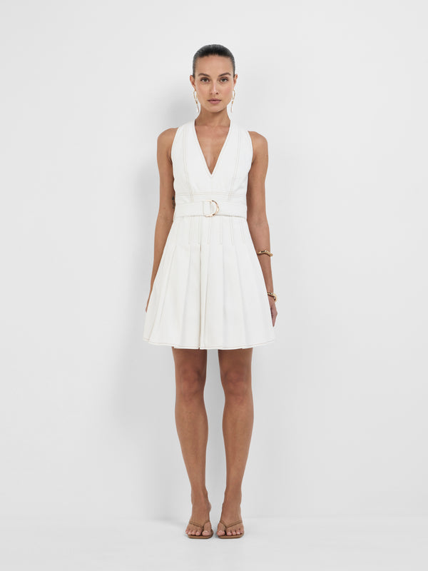 Size8 SHEIKE Tori Mini Dress White 1008302 Front Image