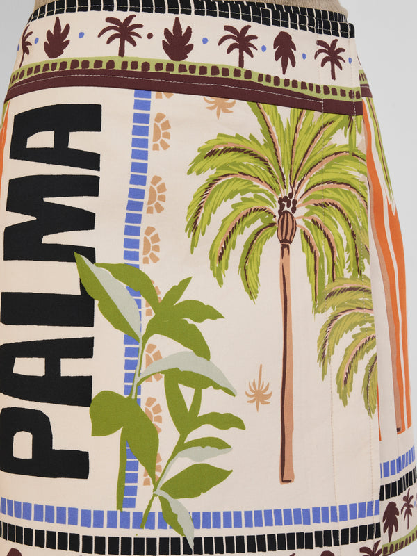 SHEIKE Palma Mini Skirt Print 1008322 Fabric Image