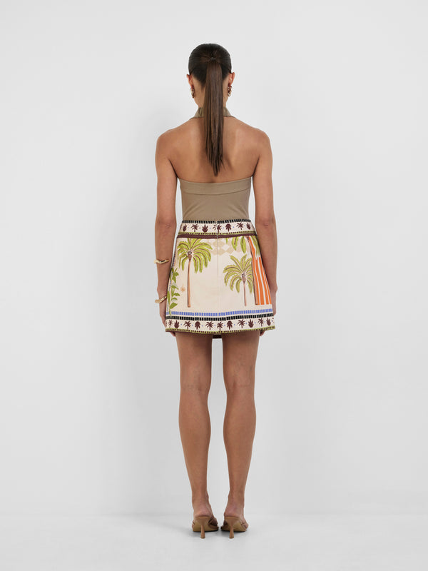 SHEIKE Palma Mini Skirt Print 1008322 Back Image