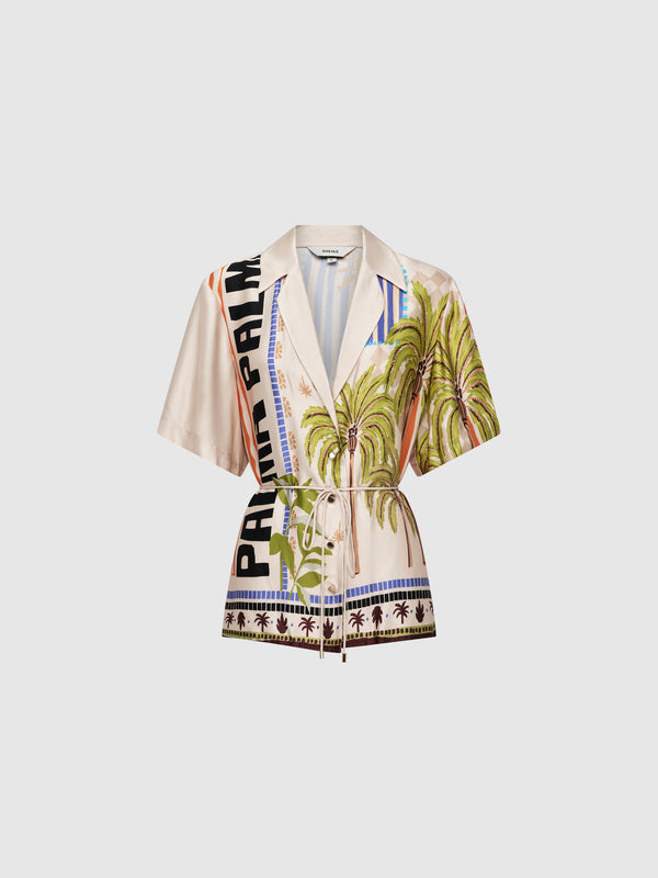 SHEIKE Palma Shirt Print 1008323 Ghost Image