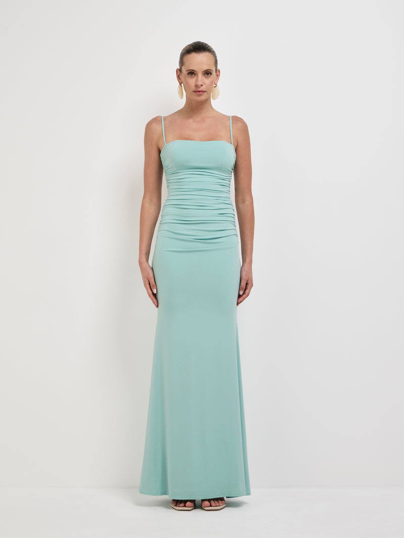Chloe Gown Teal Blue