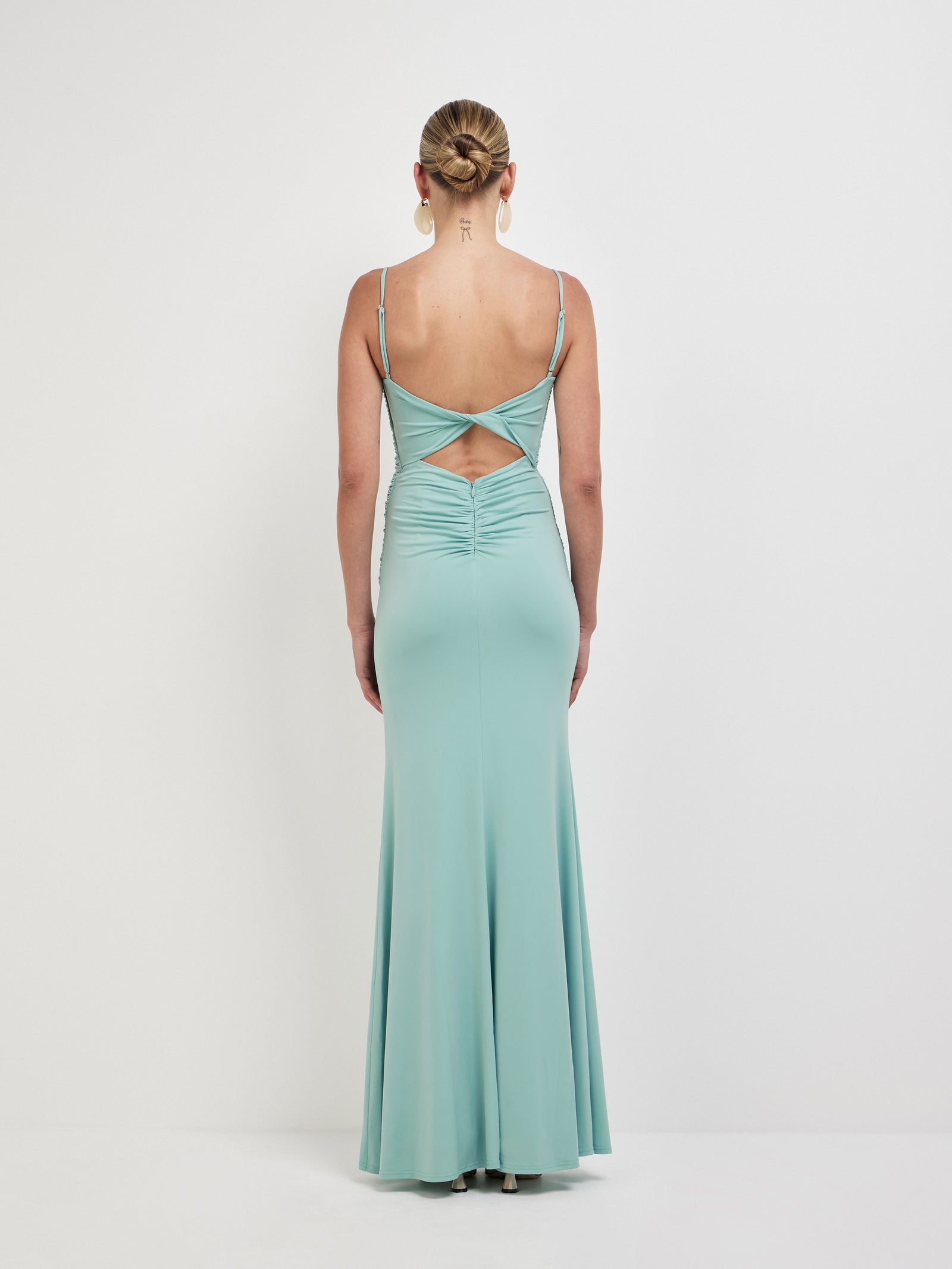 Chloe Gown Teal Blue