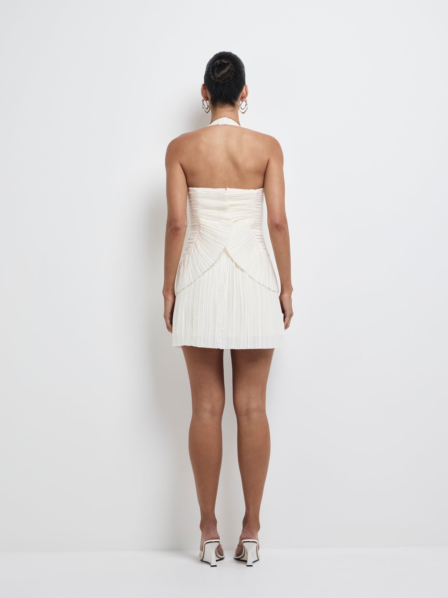SORAYA PLEATED MINI DRESS
