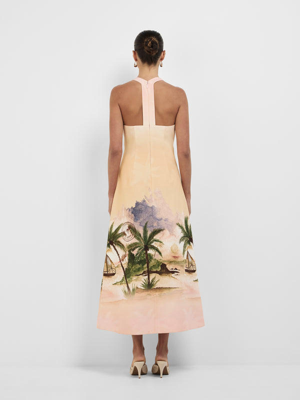 SHEIKE Seascape Midi Dress Print 1008350 Back Image