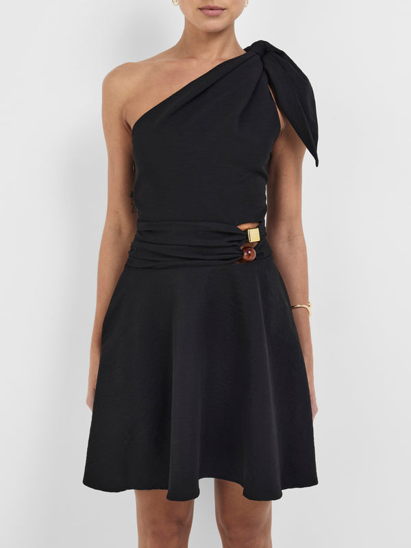 SHEIKE Luna Mini Dress Black 1008355 Close Up Image