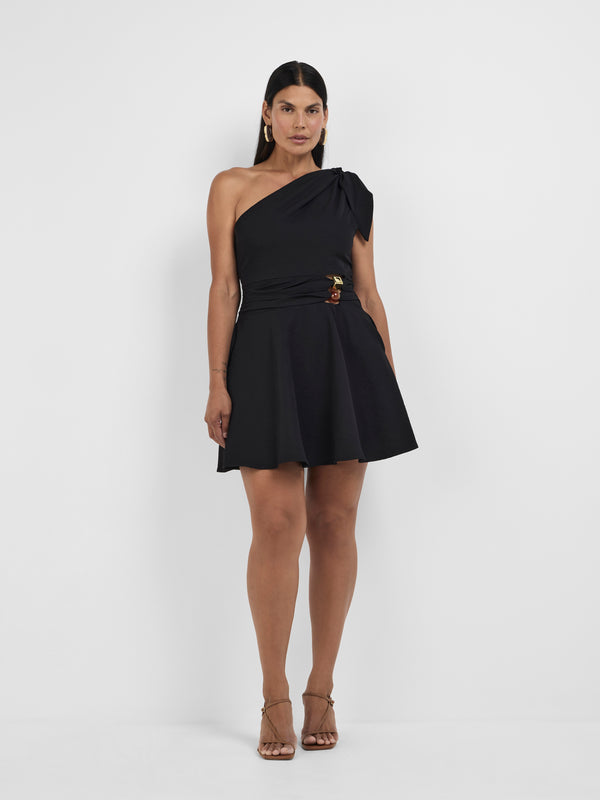 Size12 SHEIKE Luna Mini Dress Black 1008355 Front Image