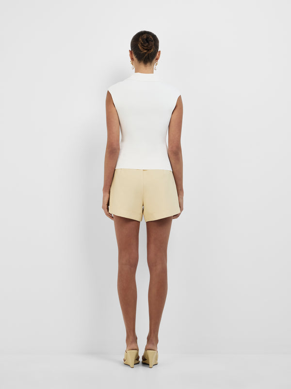 SHEIKE Ivy Knit Top Ivory 1008359 Back Image