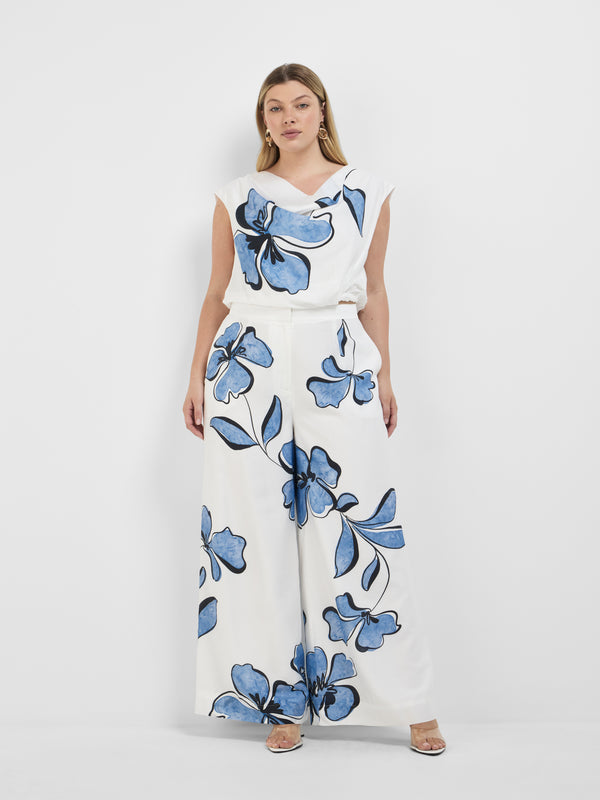 Size16 SHEIKE Hibiscus Top Floral 1008365 Front Image