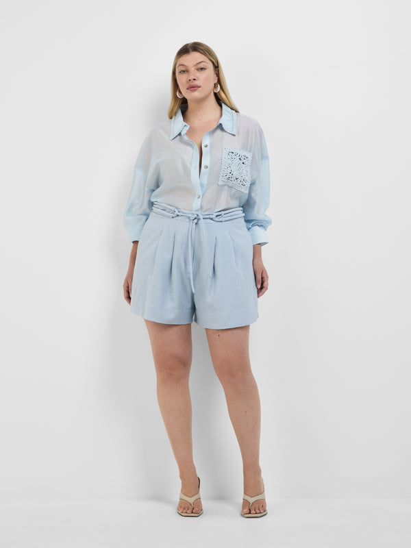 Size16 SHEIKE Effie Short Blue 1008368 Front Image