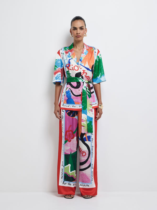 SHEIKE Rio Pant Print 1008374 Front Styled Image 