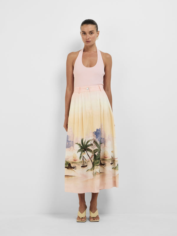 Size8 SHEIKE Seascape Skirt Print 1008397 Front Image 