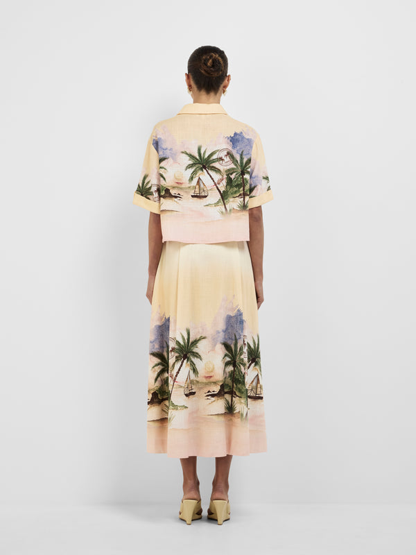 SHEIKE Seascape Shirt Print 1008399 Back Image