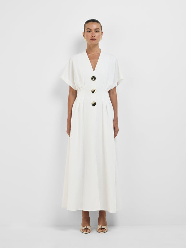 Size8 SHEIKE Ariana Midi Dress White 1008400 Front Image