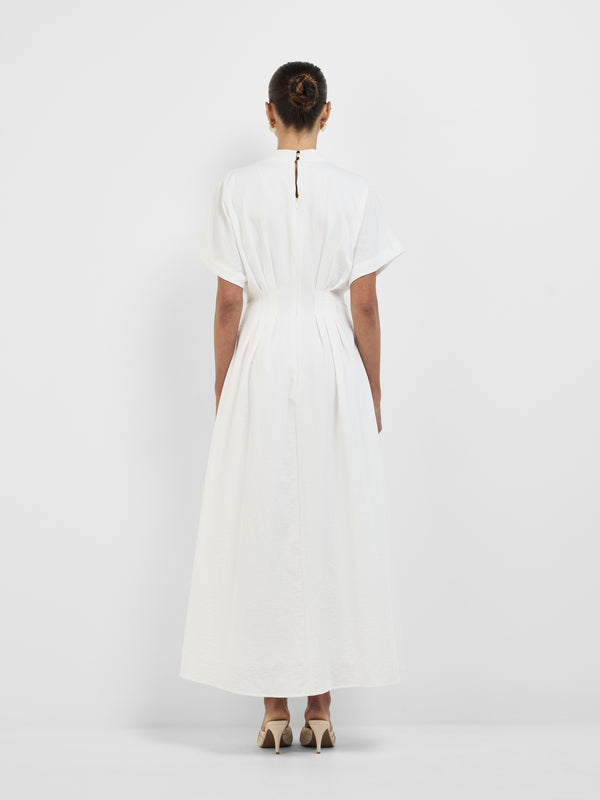 SHEIKE Ariana Midi Dress White 1008400 Back Image