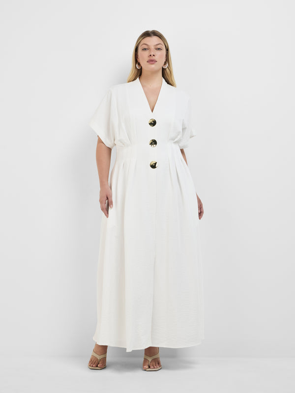 Size16 SHEIKE Ariana Midi Dress White 1008400 Front Image