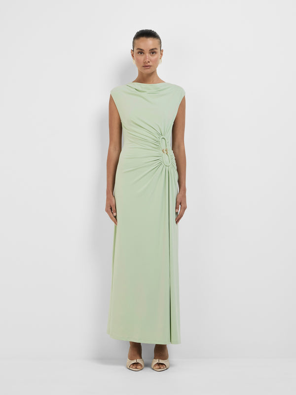 Size8 SHEIKE Cassidy Maxi Dress Pistachio 1008412 Front Image