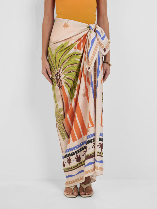 SHEIKE Palma Scarf Print 1008414 Detail Skirt Image