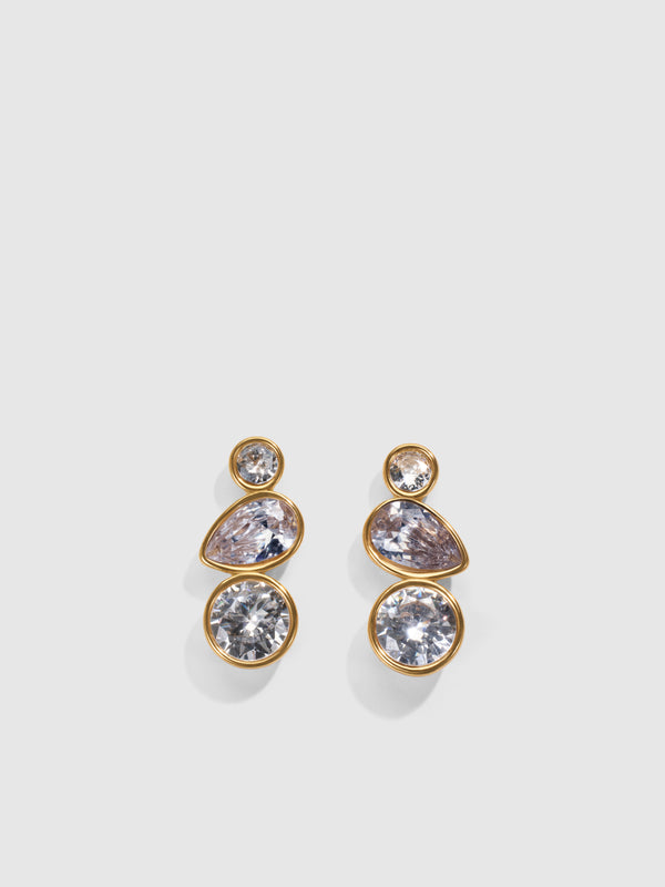 SHEIKE Cynthia Earrings Gold 1008417 Ghost Image