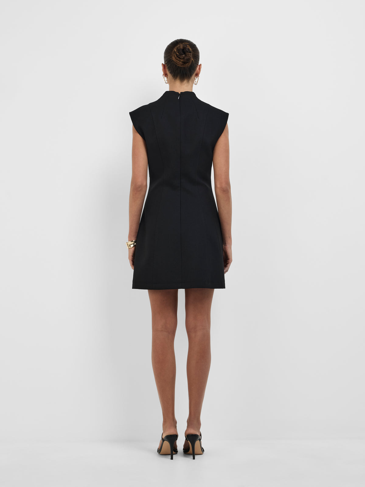 Marisol Dress Black | Tailored Mini Dress | SHEIKE