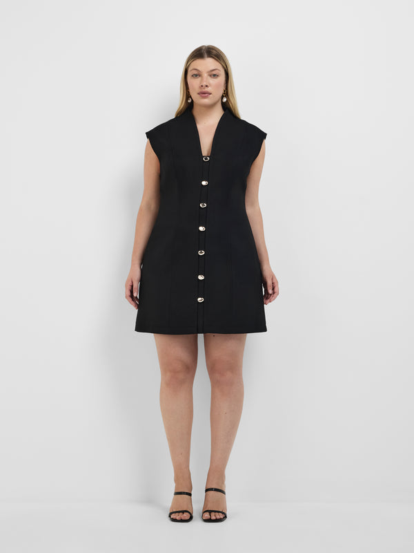 Size16 SHEIKE Marisol Dress Black 1008437 Front Image