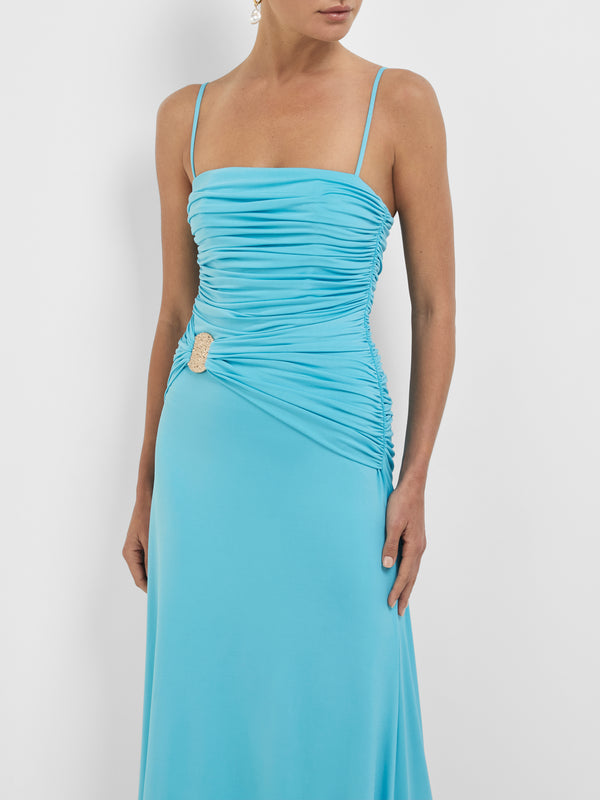 SHEIKE Kara Gown Blue 1008443 Close Up Image 