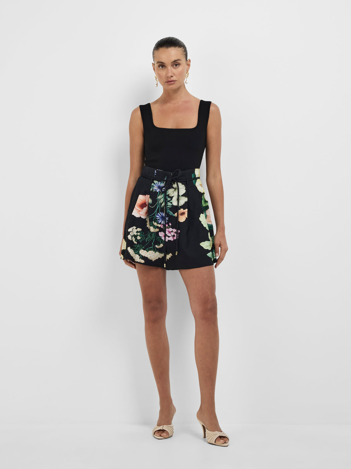 Layla Botanical Short Floral | Print Mini Shorts | SHEIKE