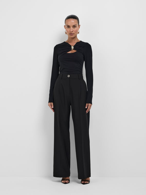 SHEIKE Jade Top Black 1008774 Front Image