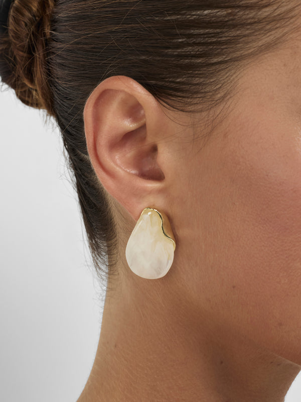 SHEIKE Wendy Earrings Gold 1008511 Gold Model Image