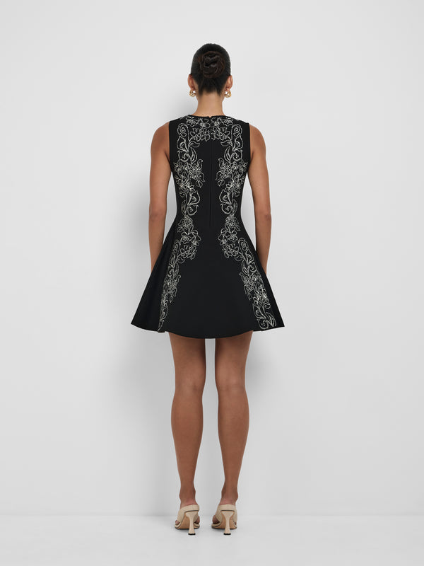 SHEIKE Josie Knit Dress Black 1008521 Back Image