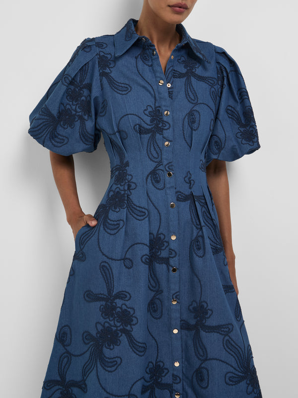 SHEIKE Hazel Midi Dress Floral 1008547 Close Up Image 