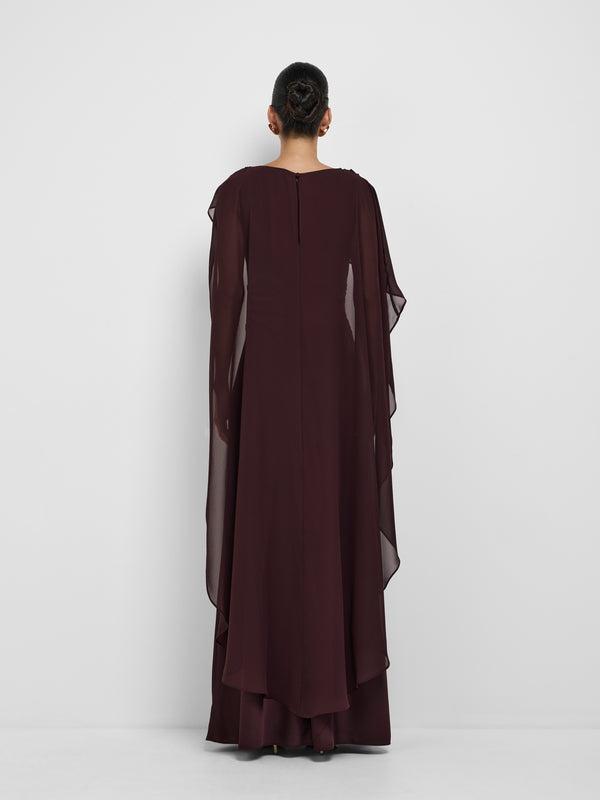 SHEIKE Sofia Gown Black Jam 1008548 Back Image