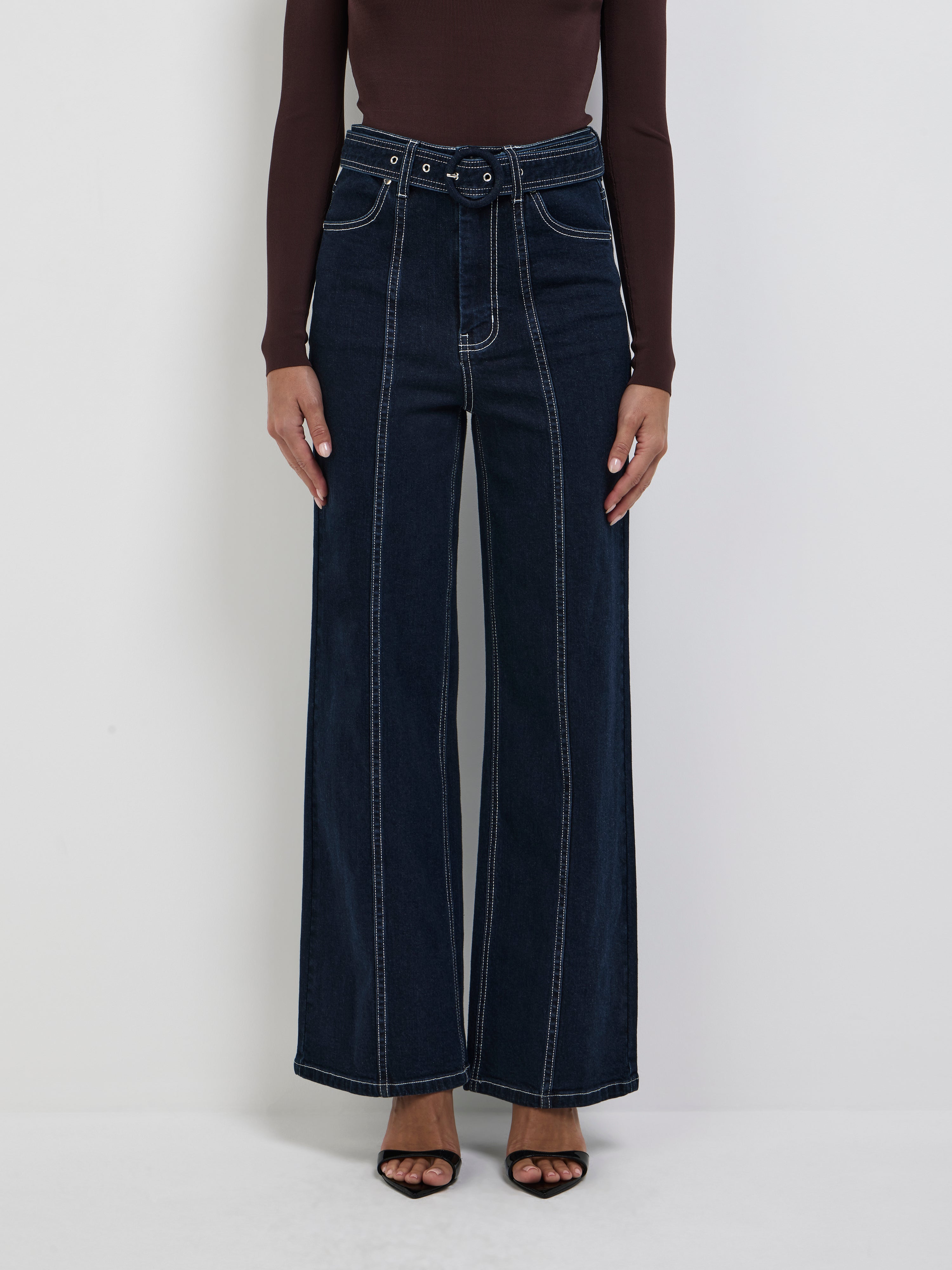 Sofia Pant Indigo | Denim Jeans | SHEIKE