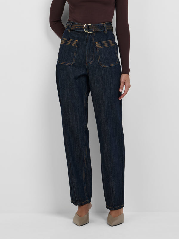 Size8 SHEIKE Briar Jean Indigo 1008569 Close Up Image