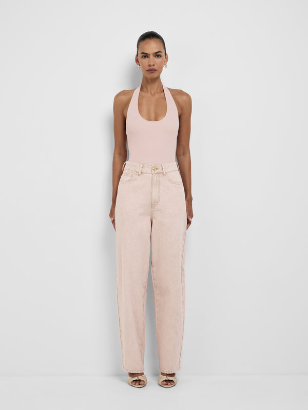 SHEIKE Ava Barrel Jean Pink 1008570 Front Image 