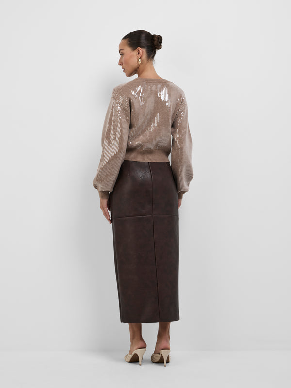 SHEIKE Sadie Sequin Knit Jumper 1008582 Back Image