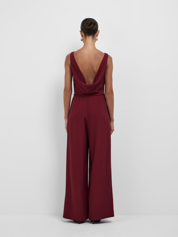 SHEIKE Lara Jumpsuit Sangria 1008583 Back Image