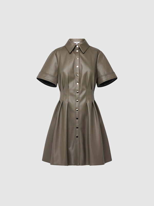 SHEIKE Seline Mini Dress Olive 1008589 Ghost Image 