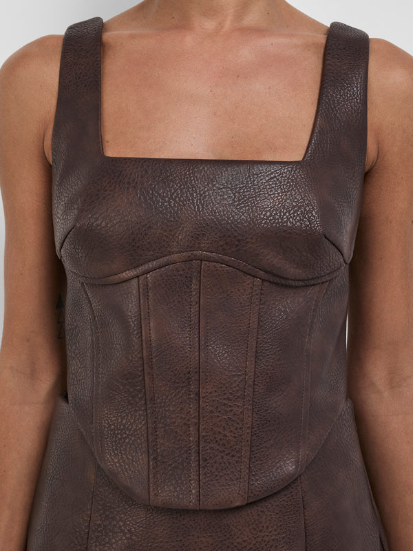 SHEIKE Jules Top Cocoa 1008592 Detail Image