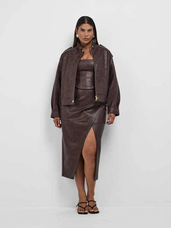 Size12 SHEIKE Jules Jacket Cocoa 1008621 Front Image