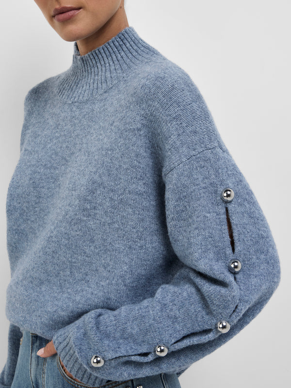 SHEIKE Eva Knit Jumper Blue 1008594 Detail Image