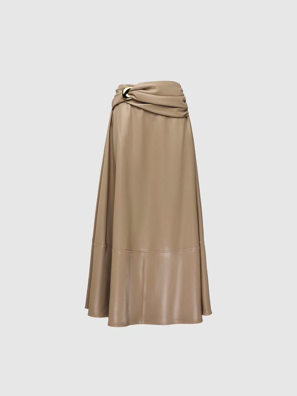 SHEIKE Stella Midi Skirt Fawn 1008595 Ghost Image