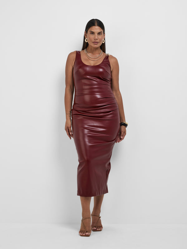 Size12 SHEIKE Sara Dress Sangria 1008602 Front Image