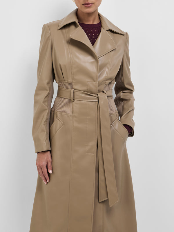 SHEIKE Gianni Trench Fawn 1008607 Close Up Image