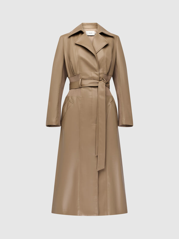 SHEIKE Gianni Trench Fawn 1008607 Ghost Image